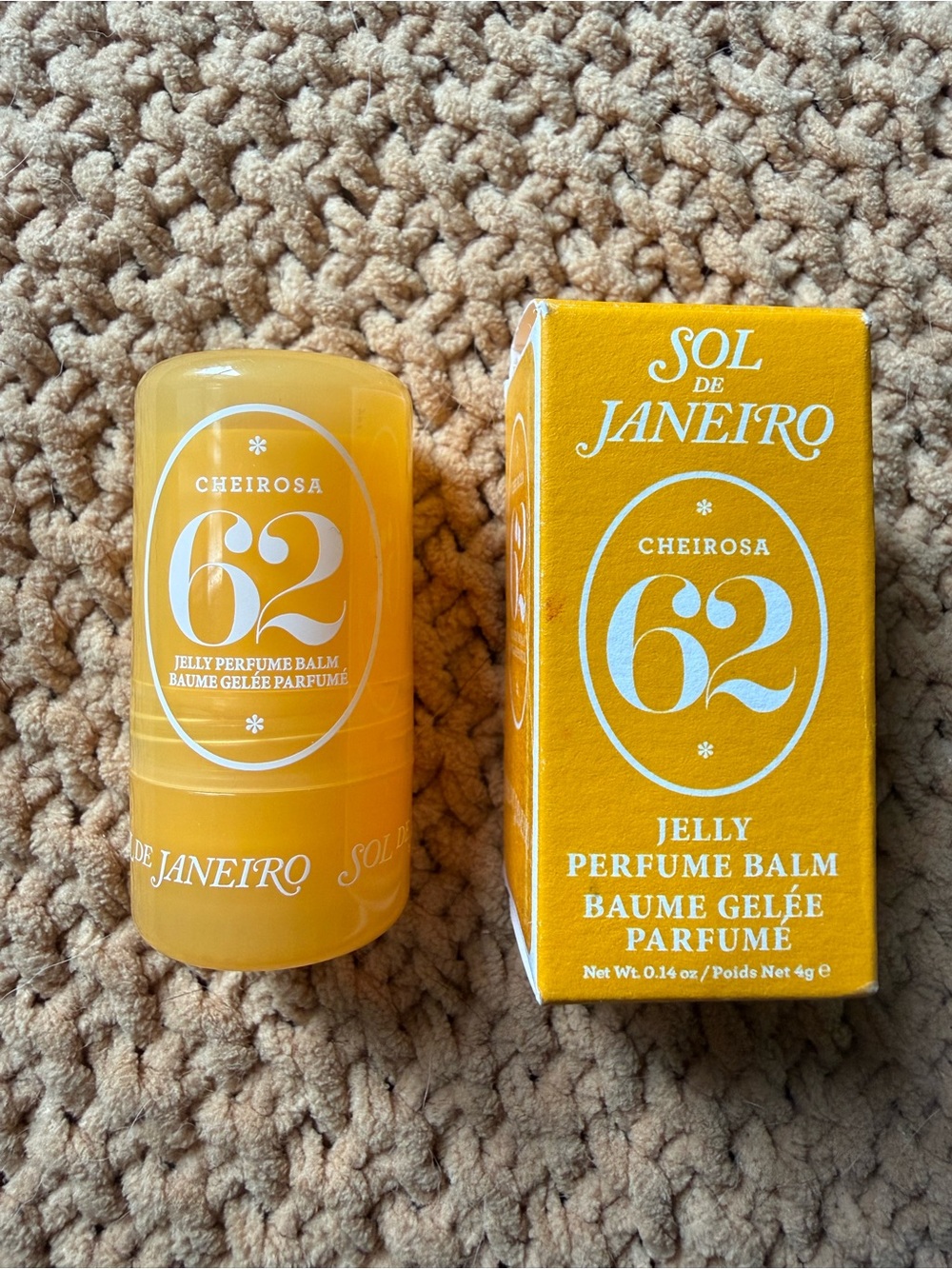 Sol de Janeiro Cheirosa 62 Jelly Perfume Balm - Yellow Packaging